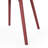 Poppy Chair For Outdoor Dining: , , Red Polypropylene, 23.36 In.D X 21.45 In.W 31.51 In.H, Modern Look Seating : Minimalist Design-1806389000