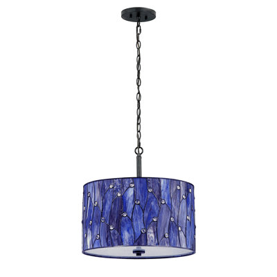 Kenyatta 3 - Light Dimmable Drum Chandelier