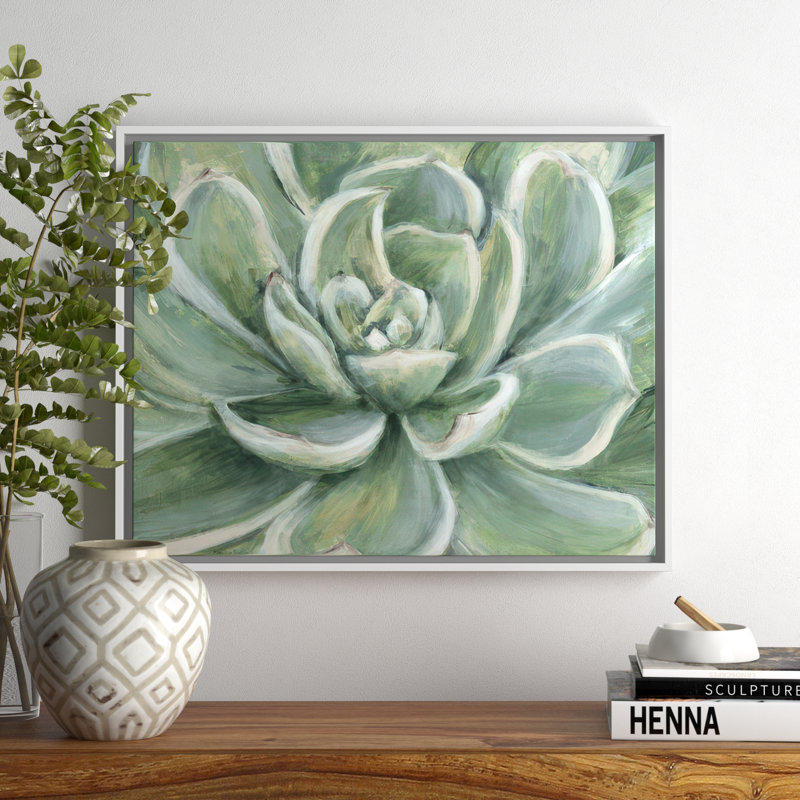 Art mural sur toile, Toile avec cadre blanc, H 24 po x l 30 po x P 1,75 po