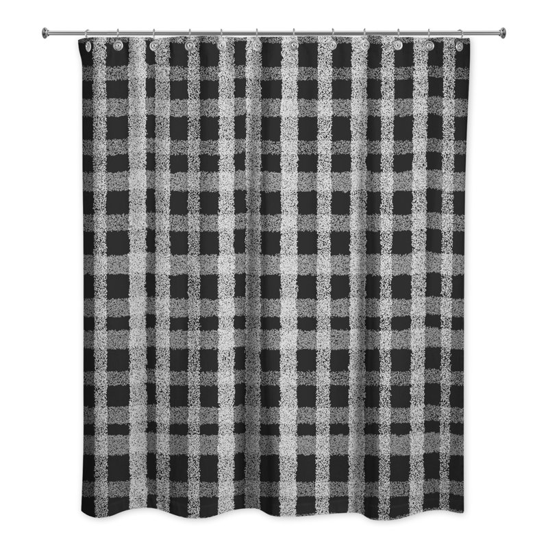 Rideau de douche Rosalei, Noir