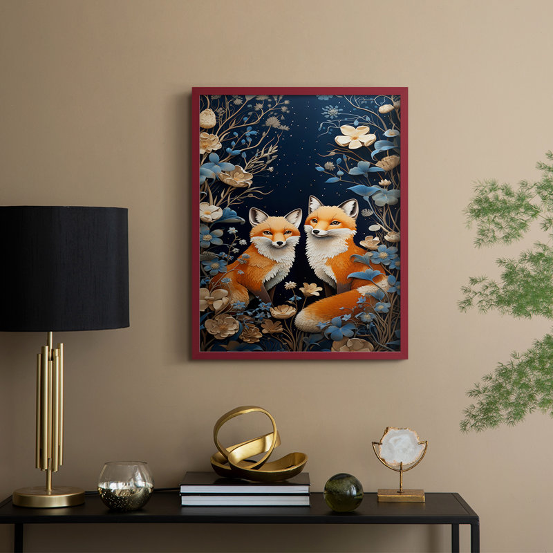 «ANIMALS Series CDL XXXVI», H 11 po x l 9 po, Rouge