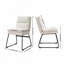 Chaises contemporaines rembourrées, ensemble de 2-2116027441