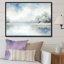 «Misty Lake Serenity Retro», reproduction sur toile