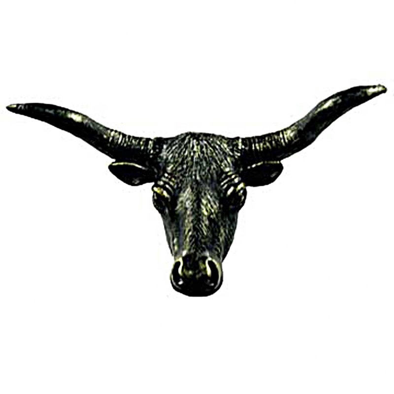 Poignée fantaisie surdimensionnée Western Southwestern, Bronze noir