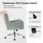 Zaysean 62cm W Modern Faux Leather Tilting Executive Office Chair-1714273904