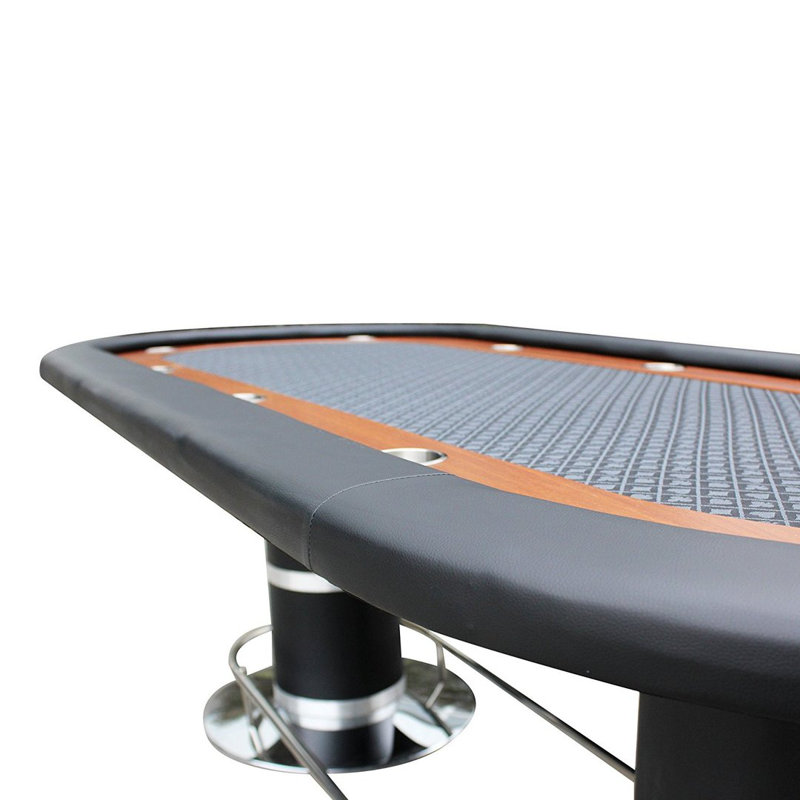 Table de poker 96 po Knight # 70 Plus, Noir