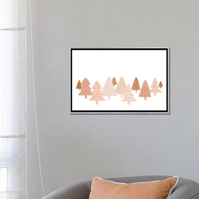 "Blush Winter Trees" par Orara studio, reproduction d’art