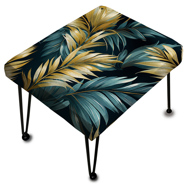 Motif tropical Palm Breeze - Repose-pieds rectangulaire tropical