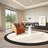 Light luxury single sofa