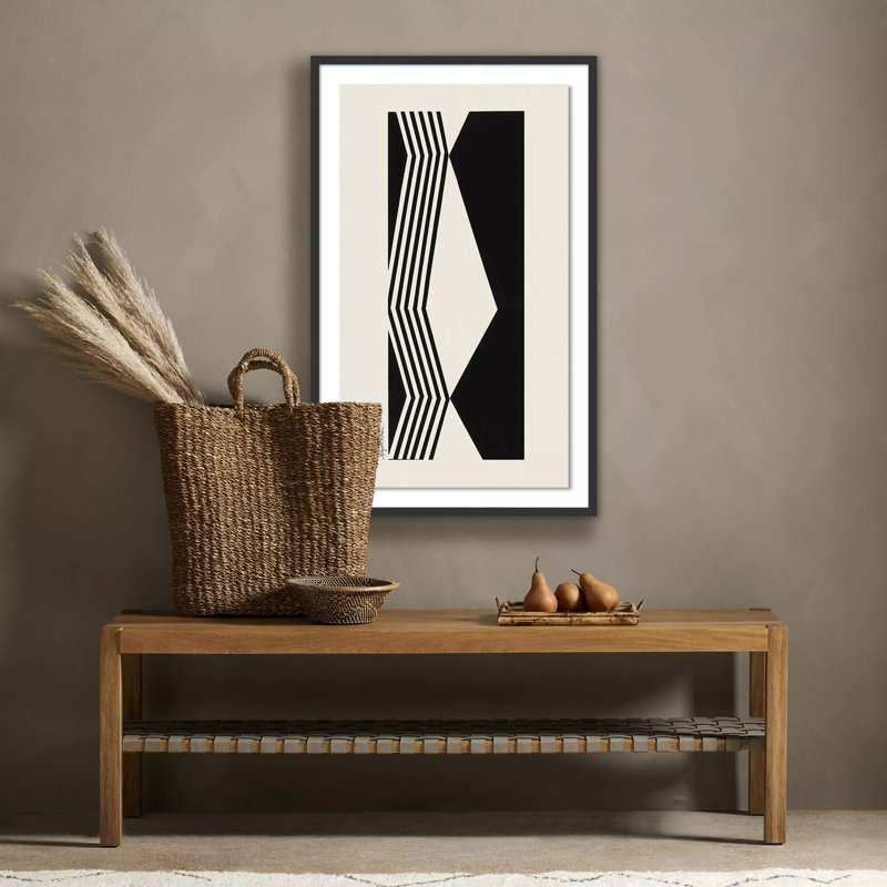 Touch Print by Alyson Khan, Black Maple Framed, 40" H x 25" W