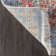 Afreena Oriental Blue/Orange Area Rug