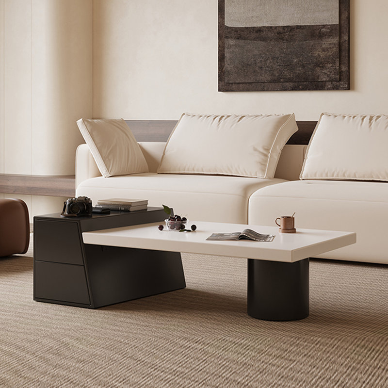 Simple creative solid wood coffee table
