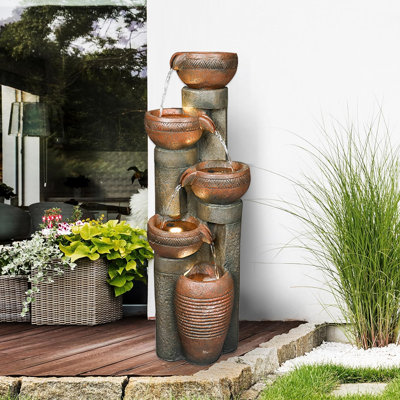Lohkamp Handcrafted Fountain with Lights
