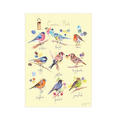 Garden Birds 1 Piece Painting
