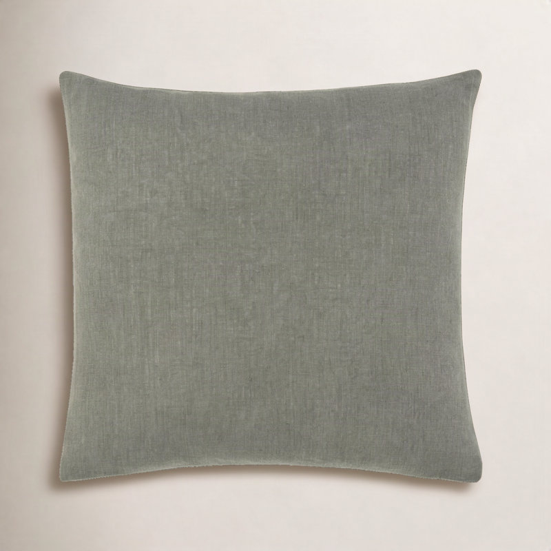 Lanie Accent Pillow, Square 18", Polyester, Dark Green