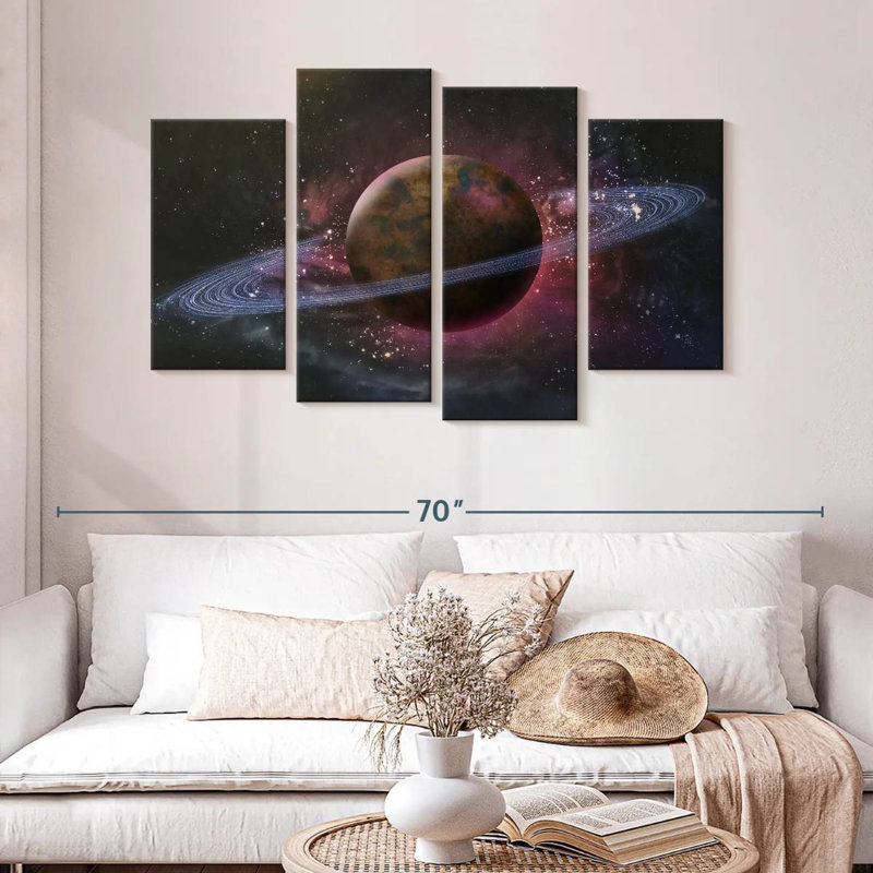 Oberle Saturn Planet, 32" H x 52" W