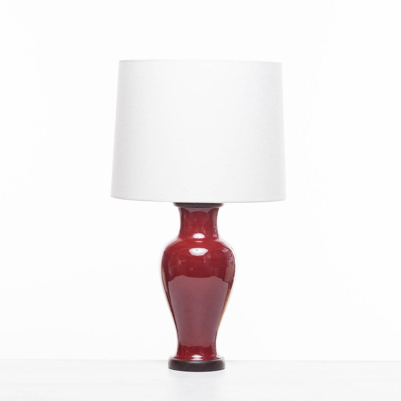 Gabrielle Table Lamp, Pinot Red