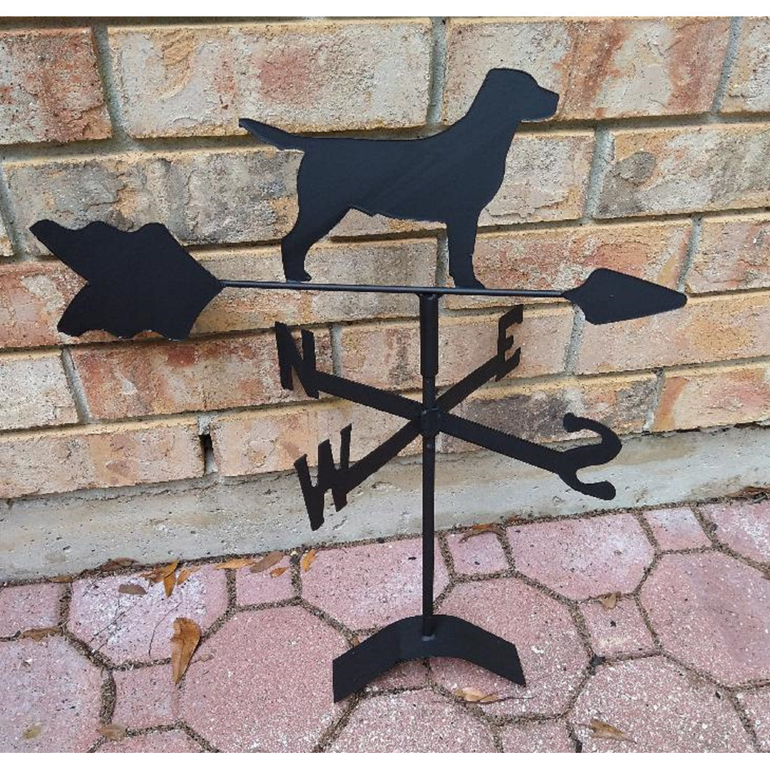 Sicily Roof Mount Labrador Retriever Weathervane Winston Porter
