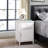 Modern Nightstand, Nightstand with 1 Drawer 1 Door-1620691711