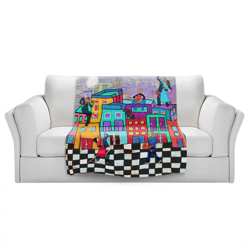 Couverture sherpa doux , 51 po x 60 po