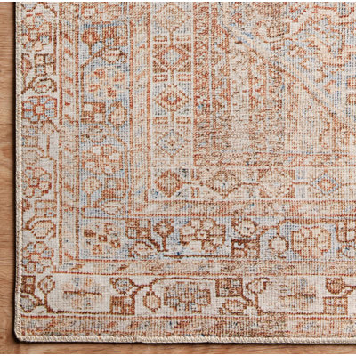 Chris Loves Julia x Loloi Jules Tangerine Mist Rug