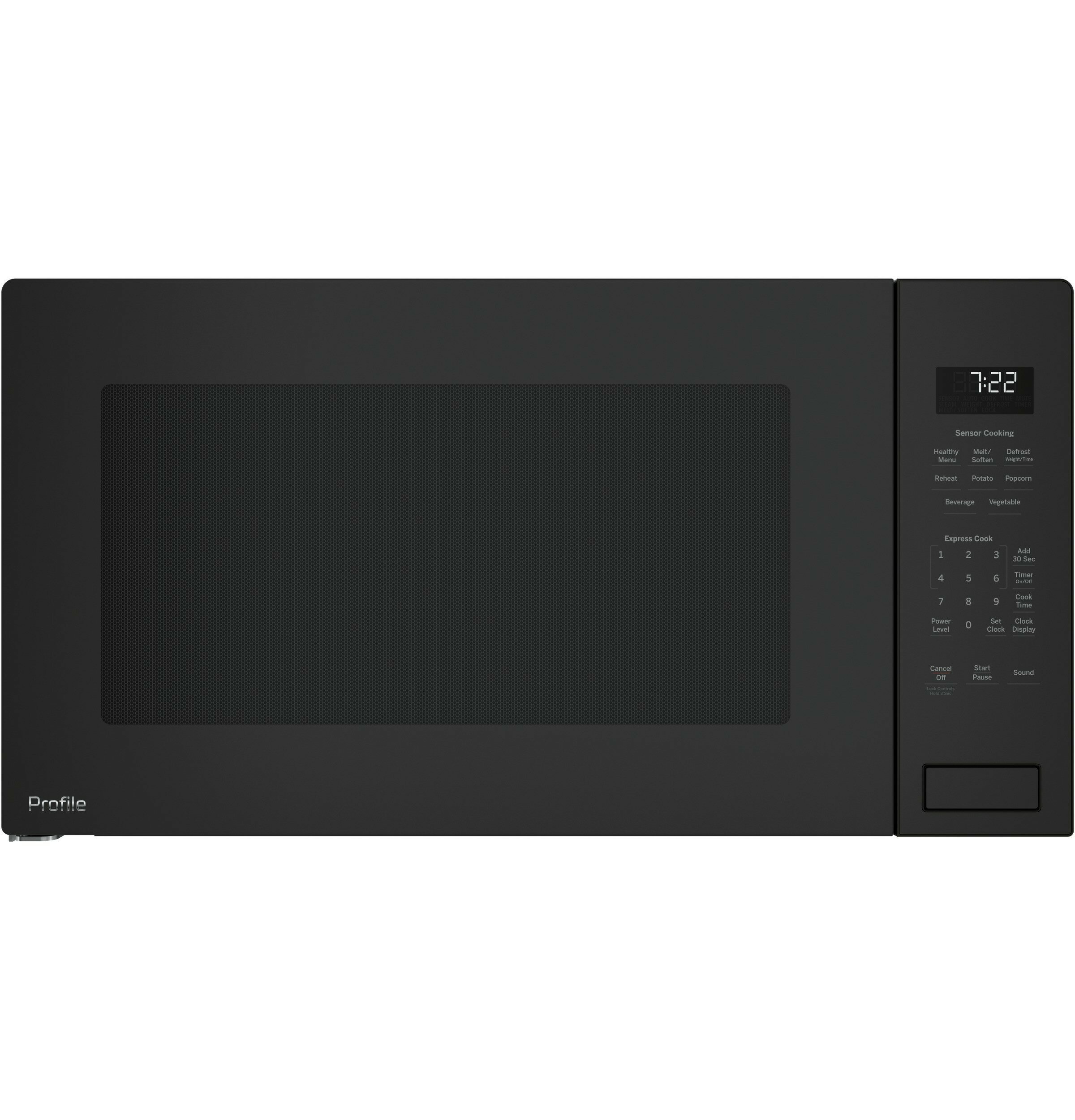 GE Profile 2.2-cu ft 1100-Watt Countertop Microwave (Gray)