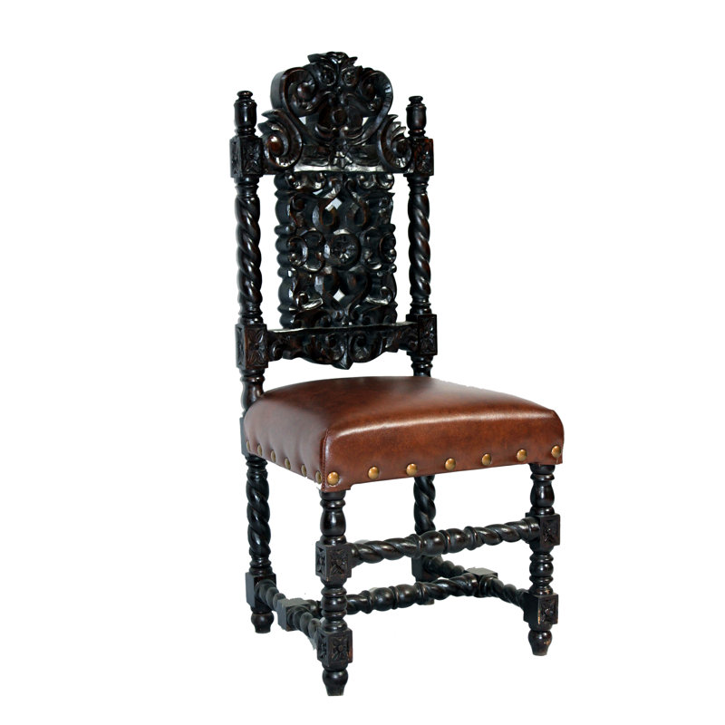 Chaise en bois massif King Arthur