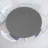 Ebern Designs 80's Fitted Round Tablecloth Charcoal Grey White-461133875