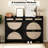 Anteus 16 Pair Arch Rattan Shoe Storage Cabinet with 2 Flip Drawers 2 Storage Drawers-1417173300