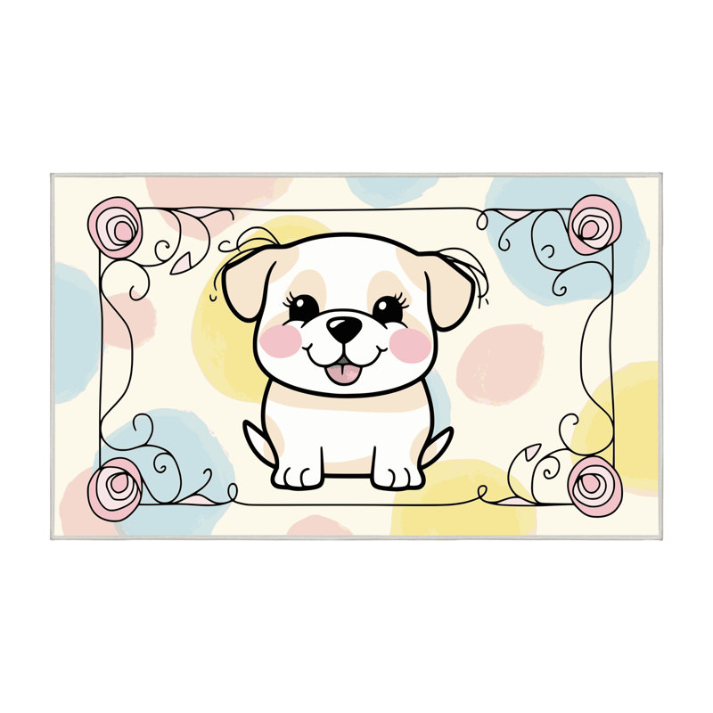 Tapis pour enfants East Urban Home, Rectangulaire 2 pi x 3 pi
