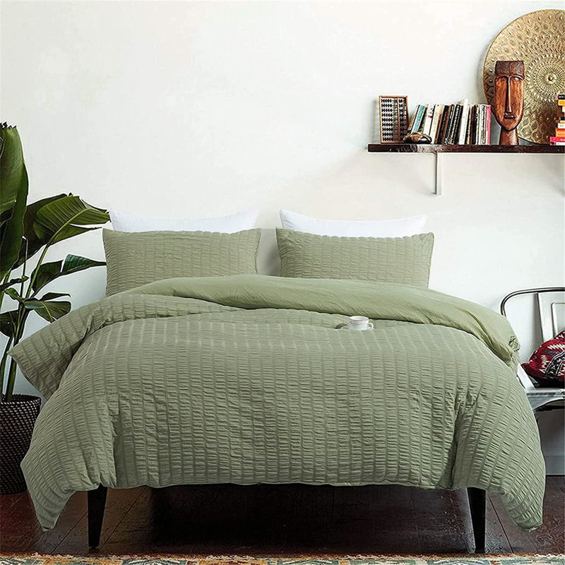Mechine woven Sheet Set, Green