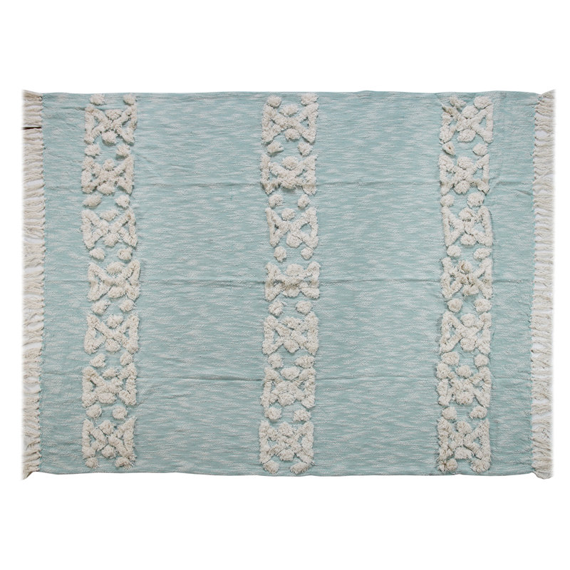 Jeté en coton Aztec