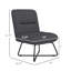 Confortable fauteuil de style Mid-Century moderne avec rembourrage moelleux et design élégant