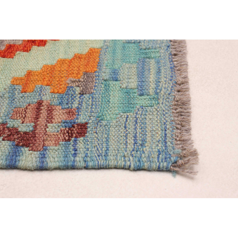 Tapis orange 3 pi 11 po x 5 pi 9 po Ahmir One-of-a-Kind Ahmir