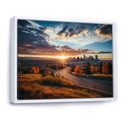 Denver The Majesty Of The Rocky Mountains II - Denver Framed Canvas Print Wall Art
