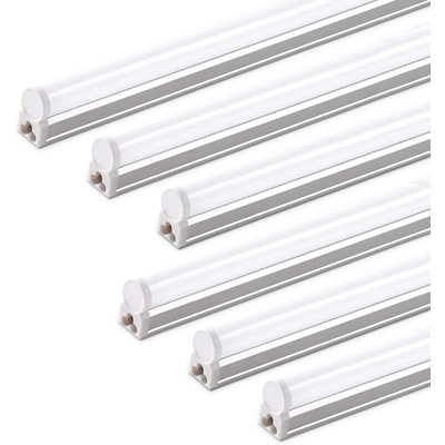 Barrina 4FT T5 Shop Light , 20W, 2200LM, 6500K, 6 Packs