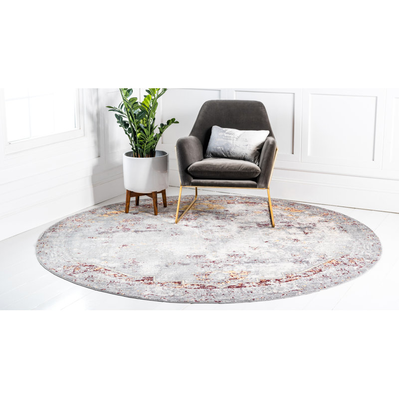 Glasser Oriental Indoor Rug, Round 8'
