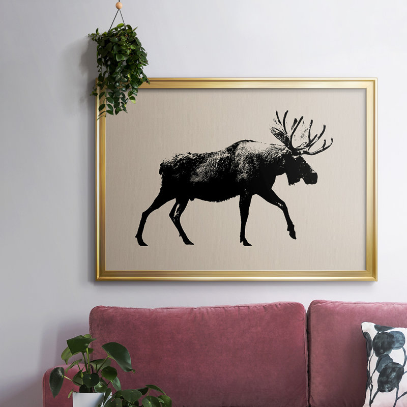 Wild Ambler I, reproduction d'art sur toile, H 14 po x l 20 po x P 1,5 po, Or