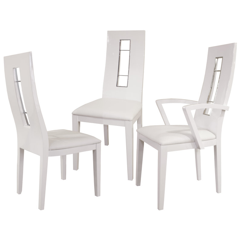 Fauteuil Daijon en laque blanche