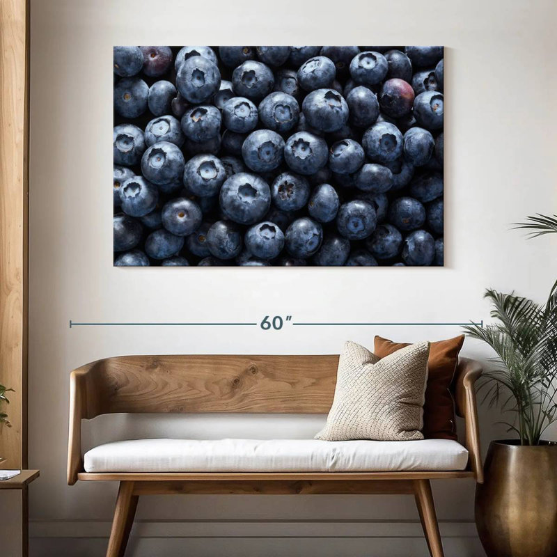 Yarlin Fresh Blueberries, 32" H x 48" W