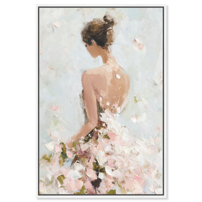 Cloud Dress II Fashion Art Canvas Print by Art Remedy