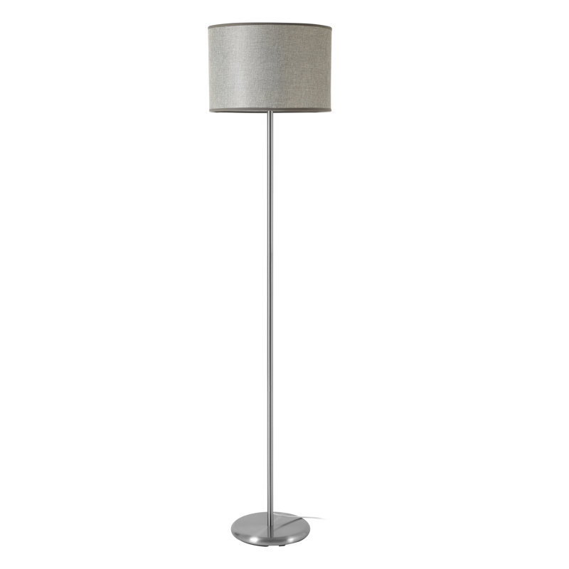 Francine 158cm Silver Traditional Floor Lamp