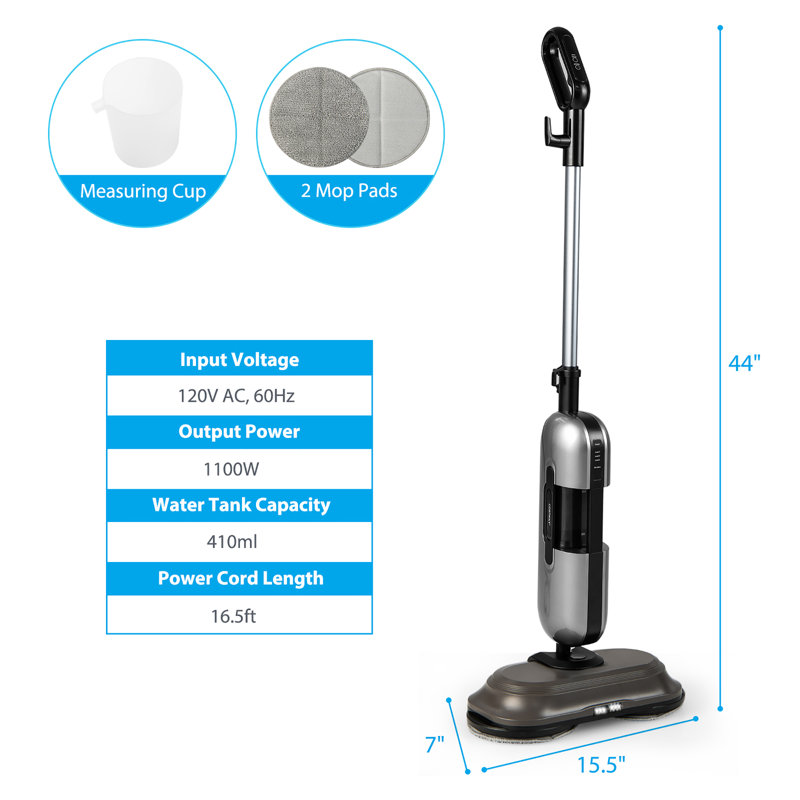 Nettoyeur à vapeur avec tête pivotante Costway