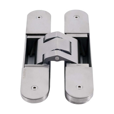 Sugatsune 3-Way Adjustable Stainless Steel Concealed Hinge, Lift-Off - HGS3D-S160SH, Plain Finish