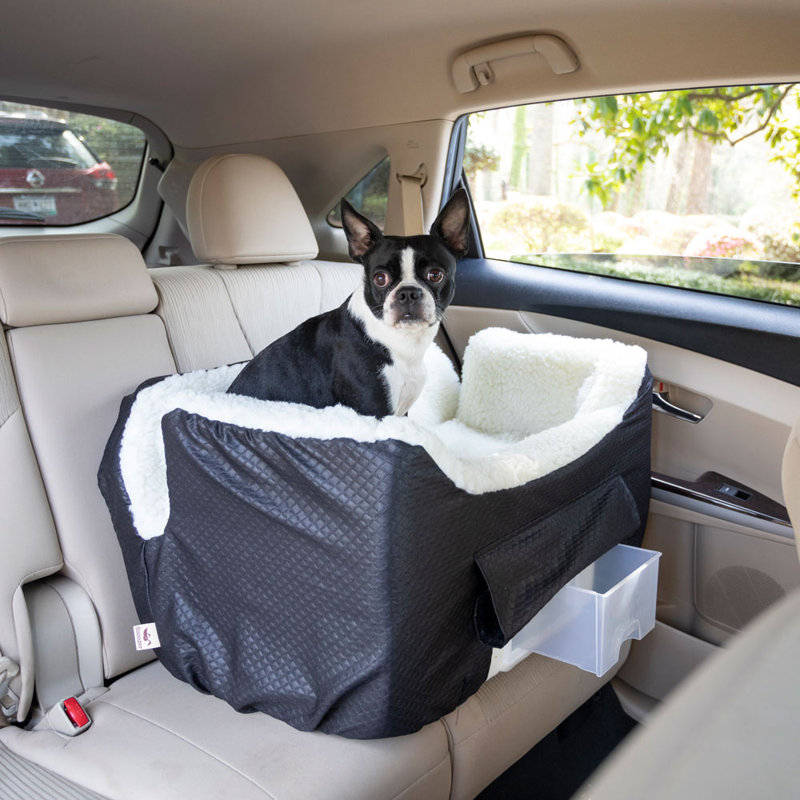 Siège intérieur / extérieur pour chien Snoozer Lookout II, Noir, Moyen (l 22 po x P 17 po x H 19 po), Moyen (25 lb)