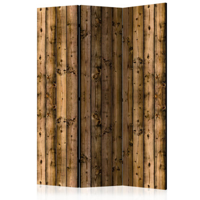 Evergreen 172cm H Solid Wood Folding Room Divider