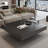 Italian light luxury square stone coffee table-125119960-106733734