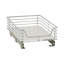 Panier pour garde-manger coulissant en acier brossé avec doublure en plastique-73834624-73850744
