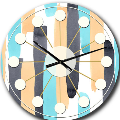 Horloge murale rétro Mid-Century