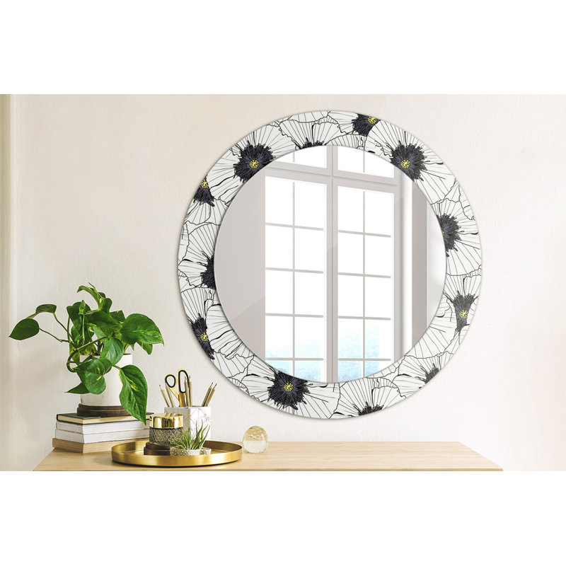 Huldar Glass Flat Wall Mirror